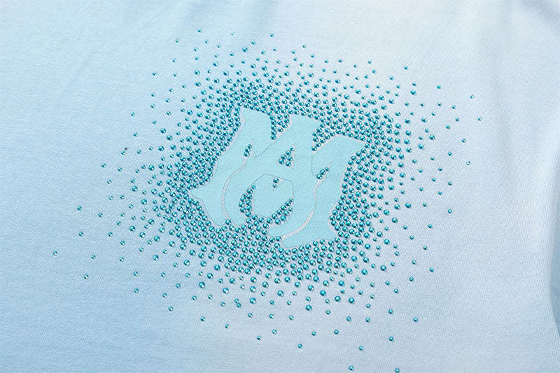 AMRI Alphabet star embellished glitter print T-shirts